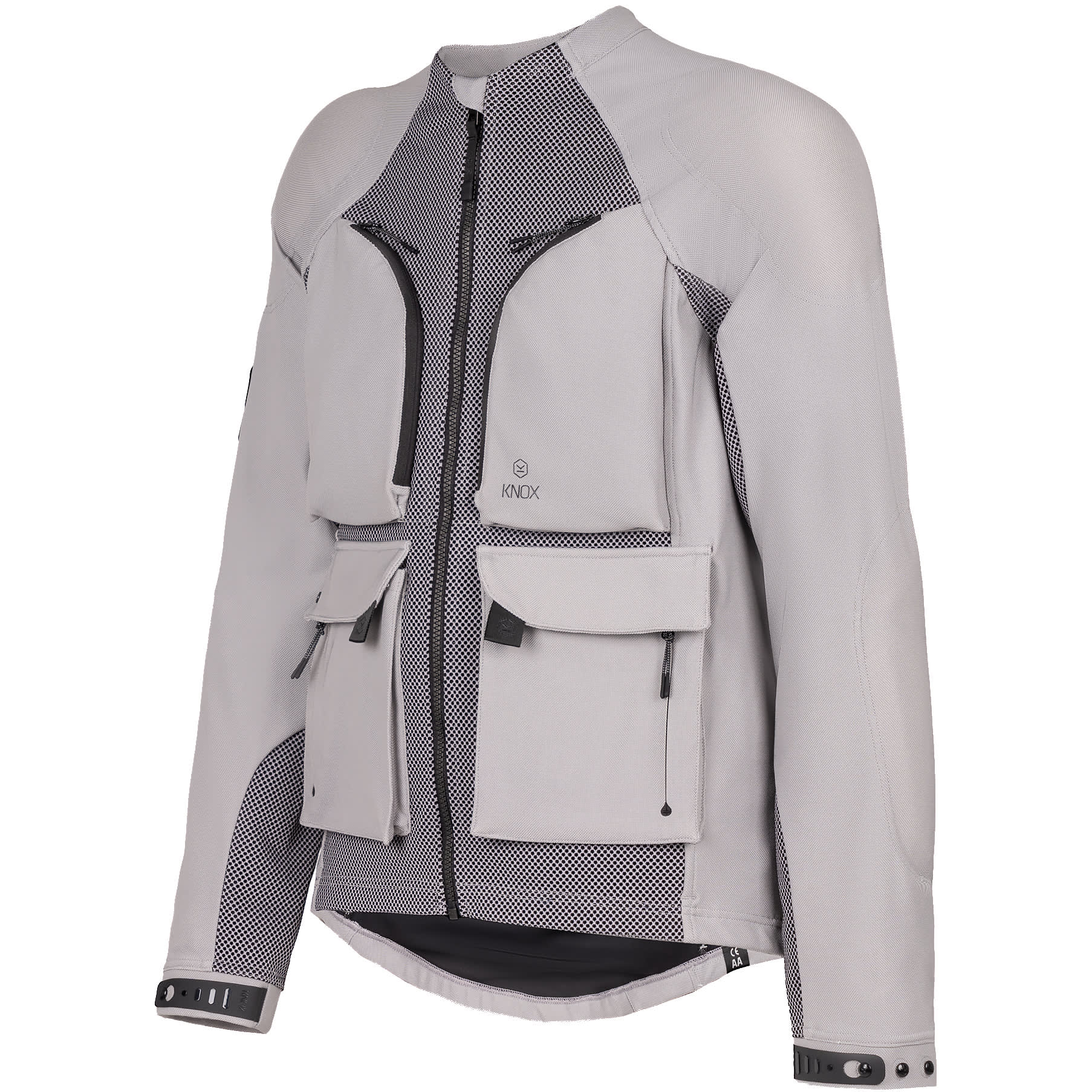 Knox Knox Tor Duo Armoured Shirt - Light Grey