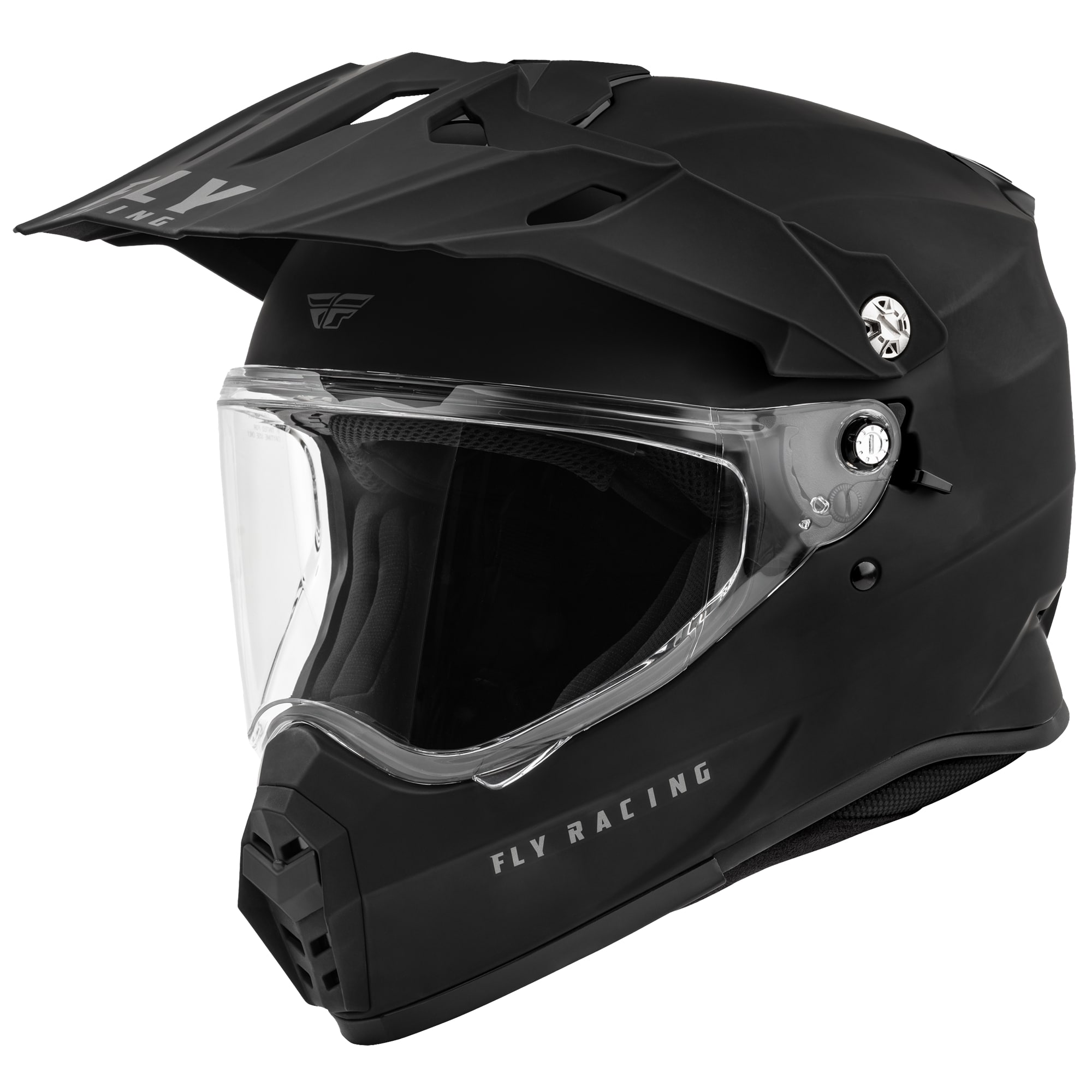 Fly Racing Cap Fly Racing Trekker - Matt Black - FREE UK DELIVERY
